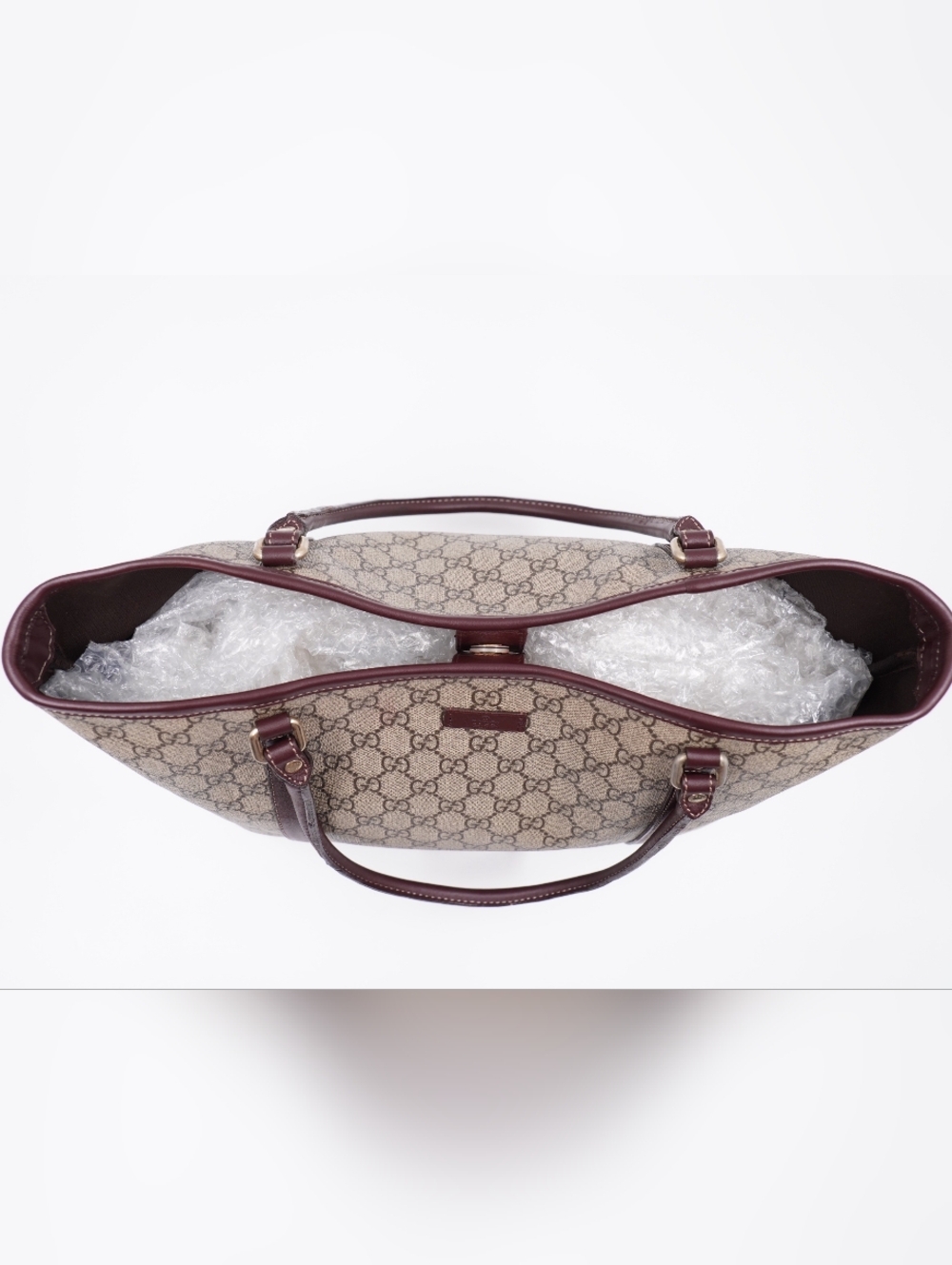 BY45 💗 GUCCI GG Plus Monogram Joy Tote - Picture 10 of 13